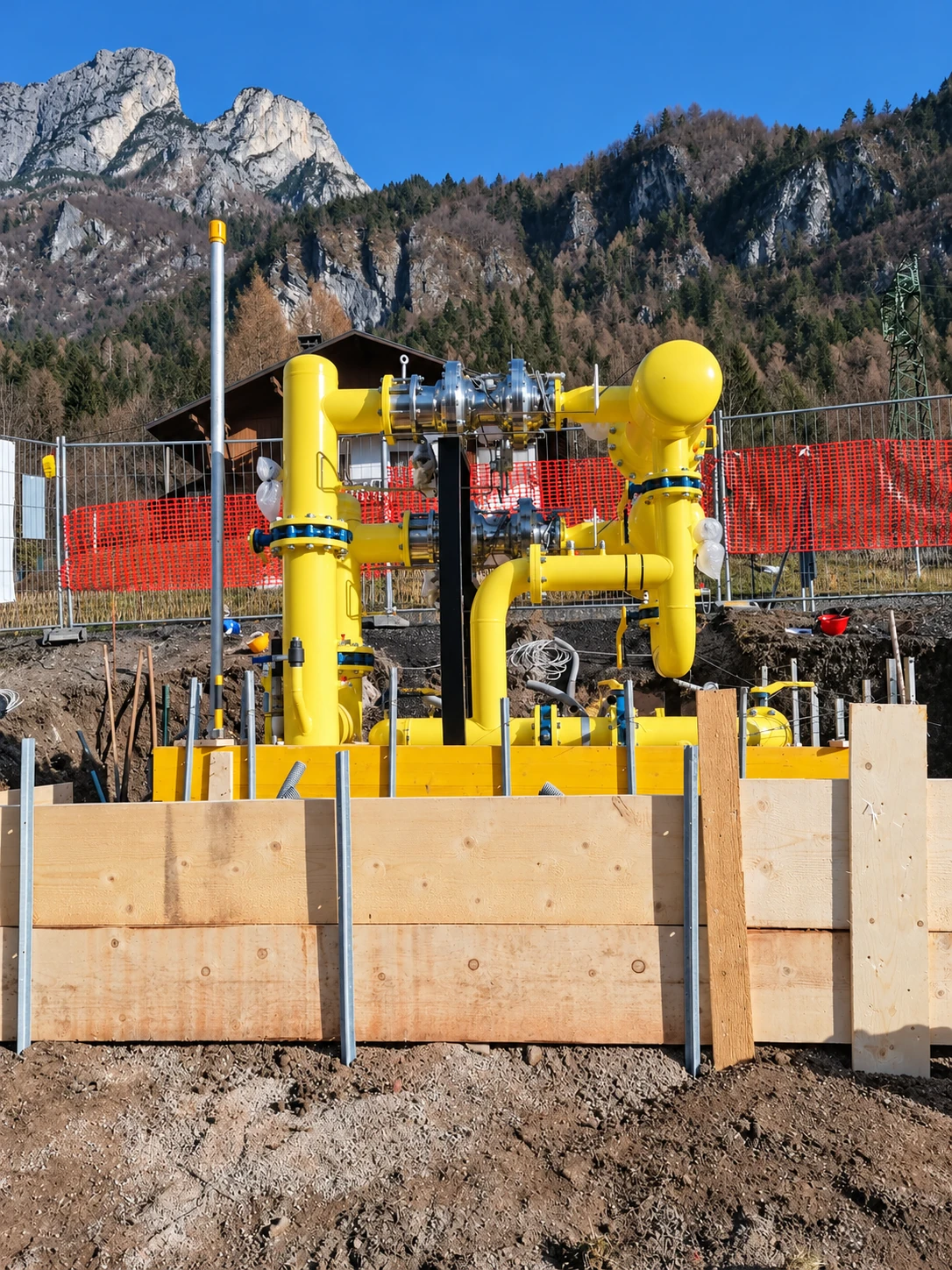 Realizzazione della rete gas di Agordo — fotografia 2